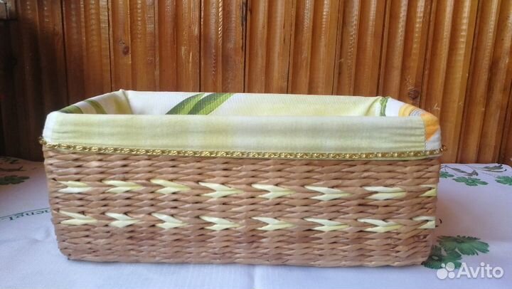 Корзинка плетеная ручной работы