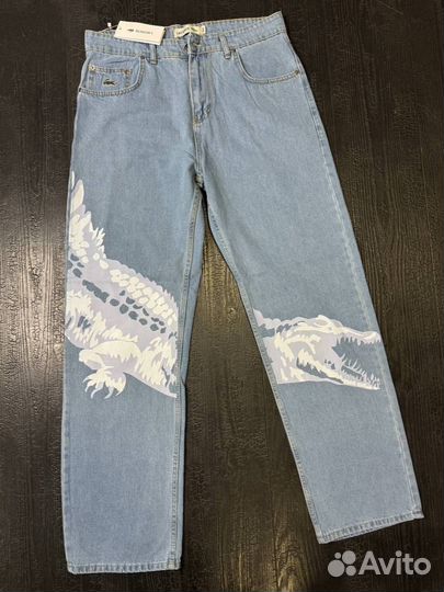 Джинсы Lacoste широкие