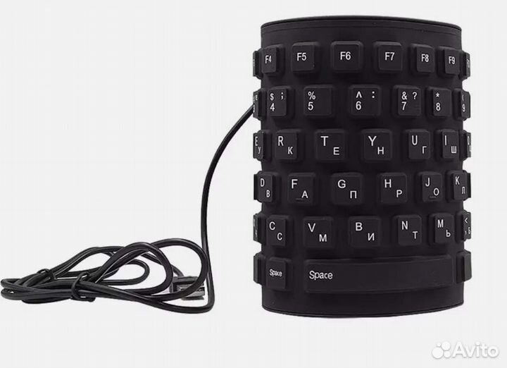 Клавиатура для пк гибкая влагонепроницаемач