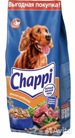Корм для собак chappy мясное изобилие