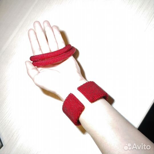 Браслет и жгут из бисера / Колье / Заказ