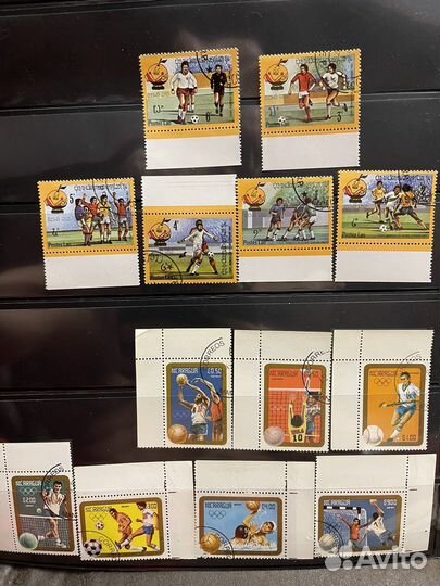 Подборка марок. Спорт. Зарубежный
