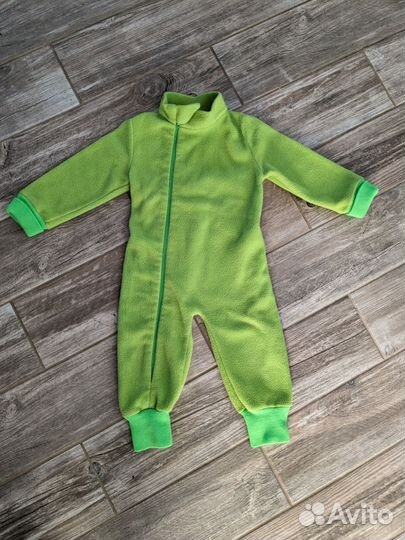 Флисовый комбинезон поддева 80-86