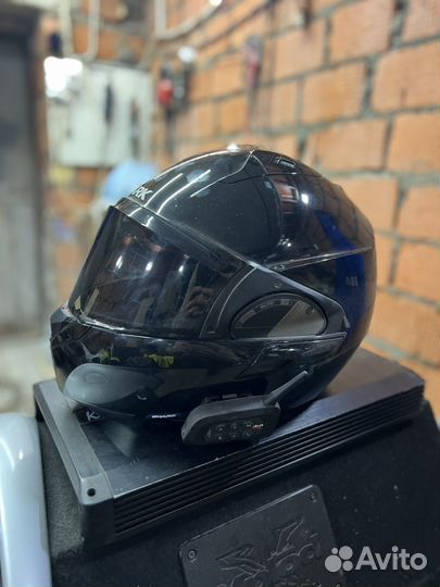 Shark Мотошлем EVO ES blank Черный