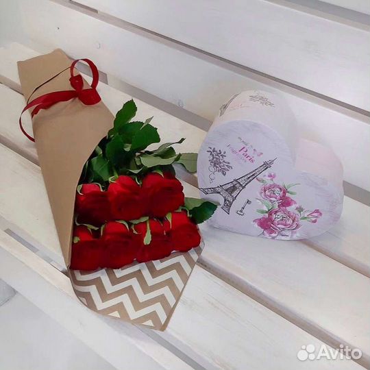 Цветы розы букет