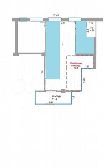 Белебей, Торговое место, 18.5 м²