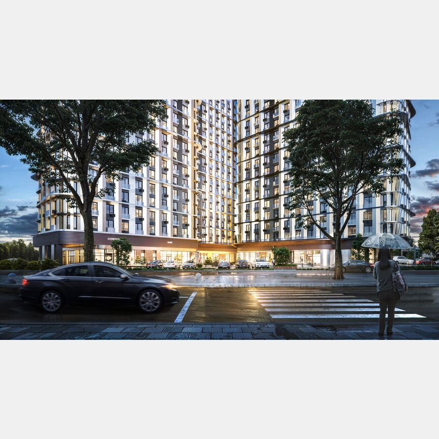 Квартира-студия, 23,2 м², 7/17 эт.