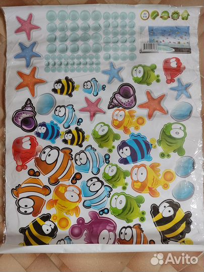 Наклейки для ванной комнаты