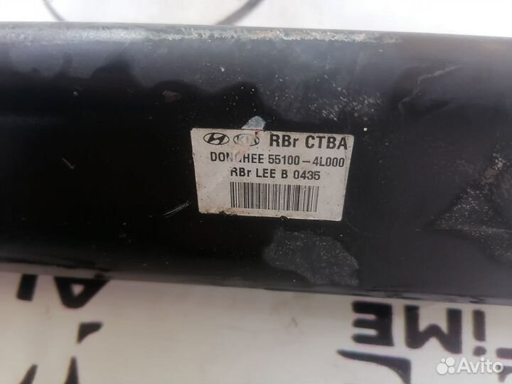 Задняя балка solaris рио