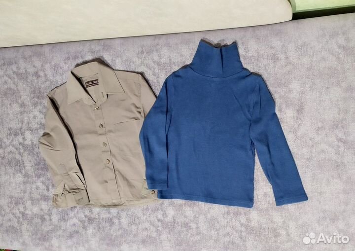 Вещи пакетом 104 110 джинсы, свитер