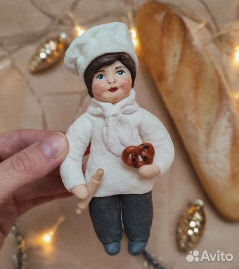 Ватная игрушка Поварёнок