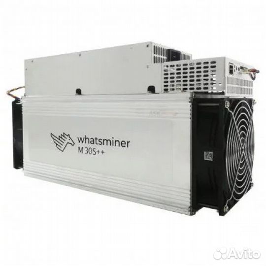 Майнер whatsminer m30s ++ 113тх 31w