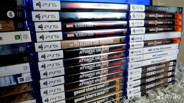 Игры на дисках для PS5