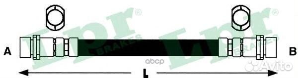 Шланг тормозной ford focus I 99-04 220мм зад