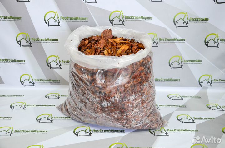 Кора лиственницы / мульча мешок. В наличии