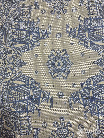 Покрывало детское с корабликами СССР