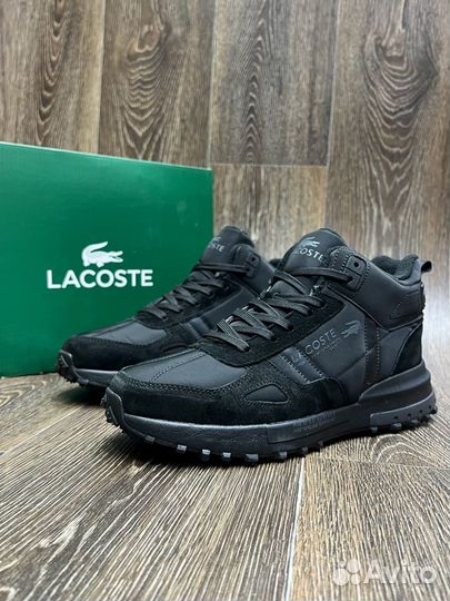 Кроссовки теплые мужские lacoste