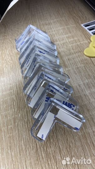 Накладки на угол мебели силикон 11 шт