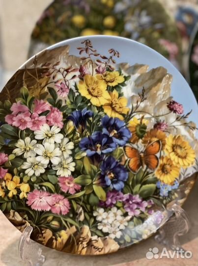 Настенные Тарелки гдр, дикая природа