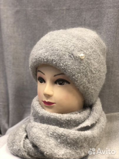 Шапка шарф снуд