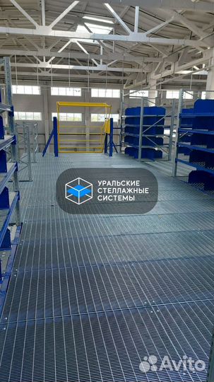 Мезонин для склада Мезонинные стеллажи