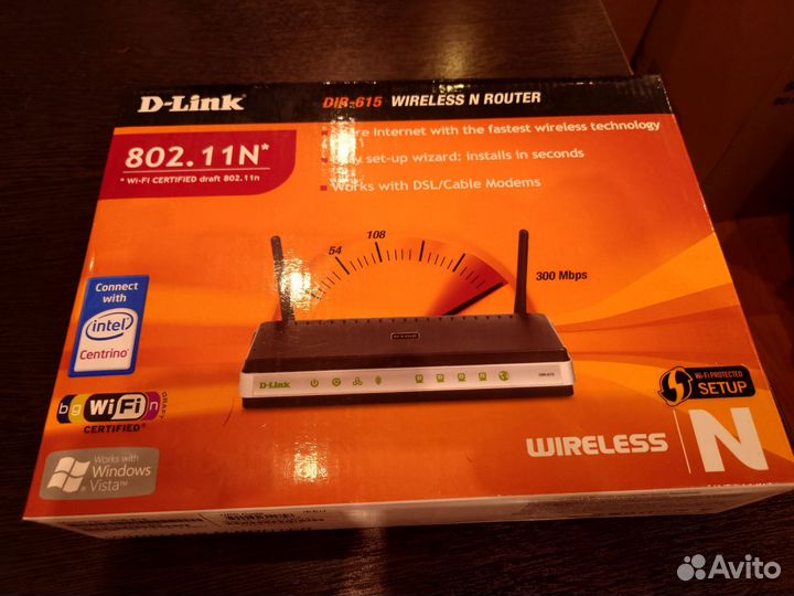 Wi-Fi роутер D-Link DIR-615