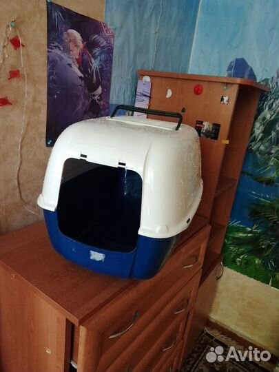Кошачий лоток закрытый
