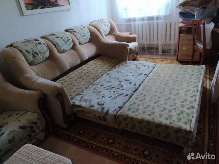 Диван и 2 кресла