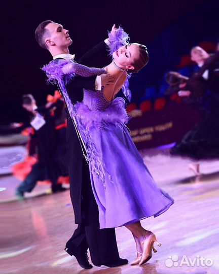 Турнирное бальное платье на стандарт