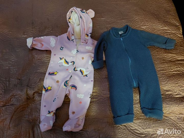 Большой пакет одежды для девочки 56-74