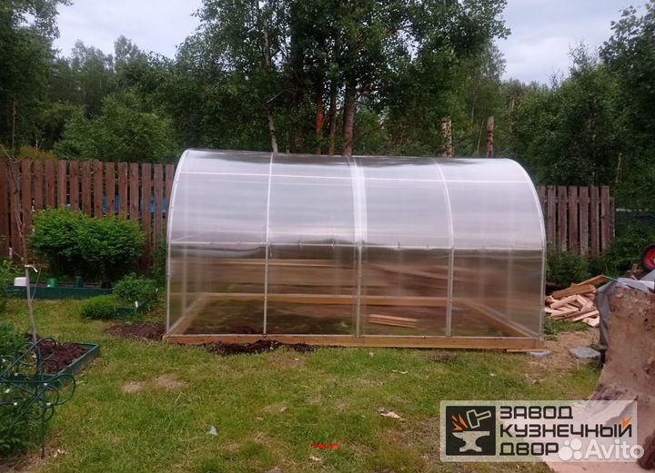Теплица усиленная оцинкованная