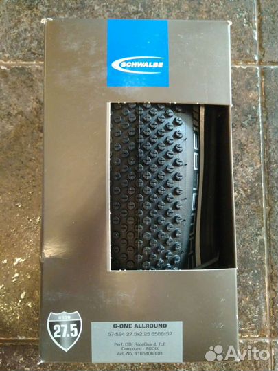 Покрышка Schwalbe G-One Allround DD RG TLE 27.5