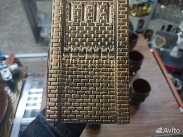 Советский Глиняный Набор Штоф Бокалы Кремль СССР