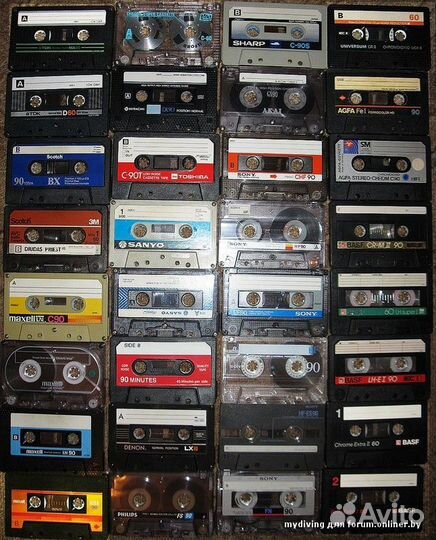 Аудио кассеты япония 90 мин В хорошем состоянии