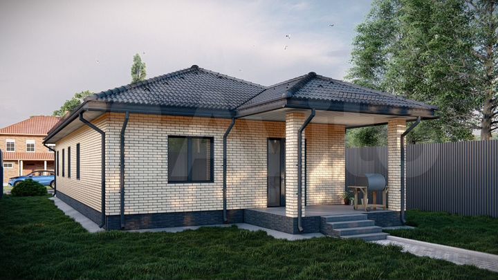 Дом 115 м² на участке 6 сот.