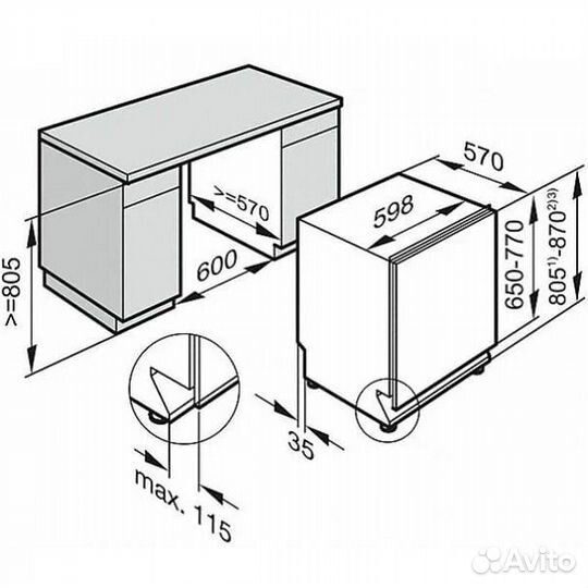 Встраиваемая посудомоечная машина Miele G 5050 SCV