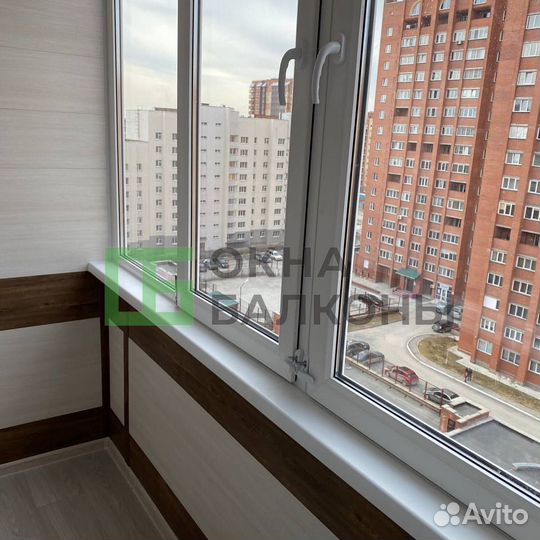 Остекление балконов. Окна пвх