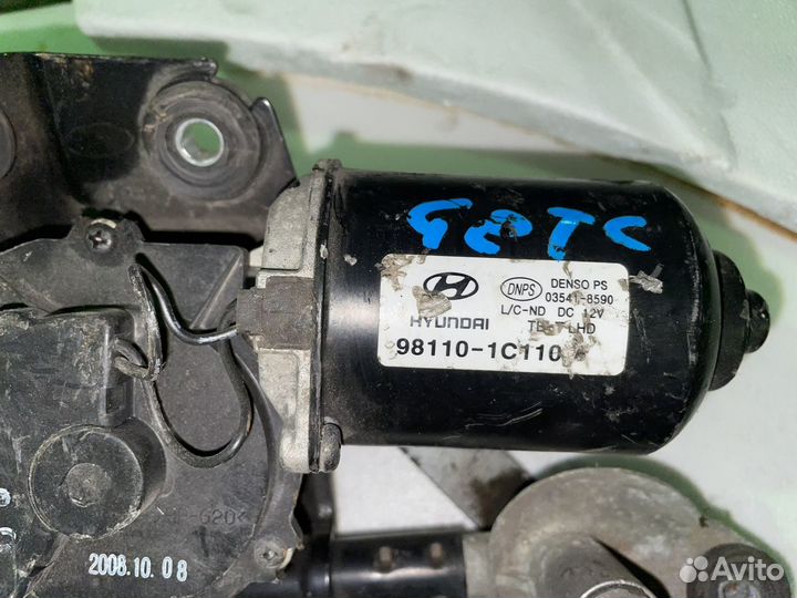 Трапеция дворников в сборе Hyundai Getz 2002-2010