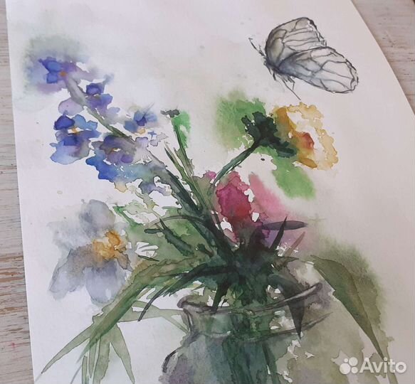 Картина акварелью: 