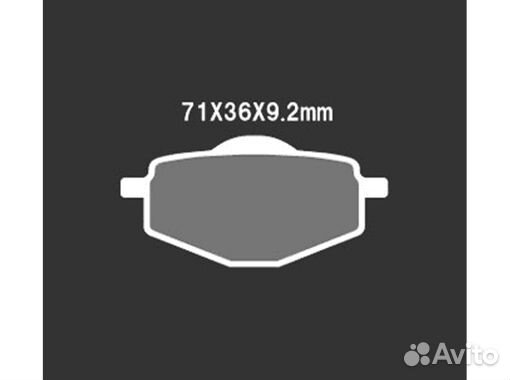 Тормозные колодки vesrah VD 239JL