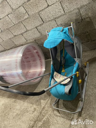 Коляска санки