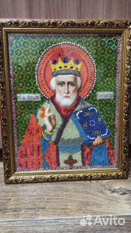 Икона из бисера