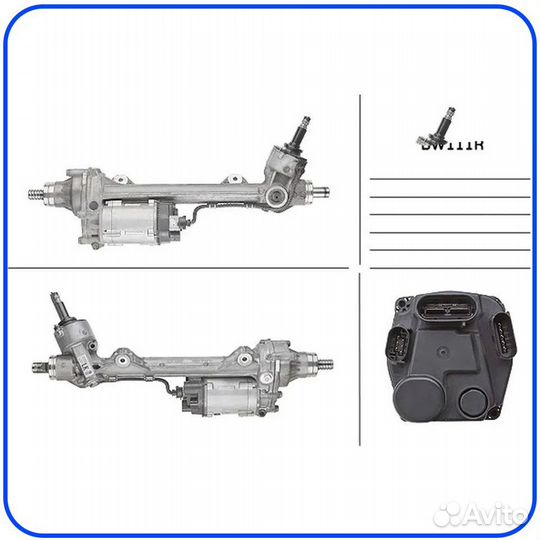 Рулевая рейка BMW 2 F22, F23 2012, psgbw111R