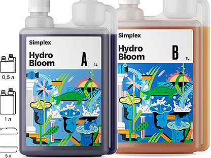 Удобрение для гидропонники simplex Hydro Bloom A+B