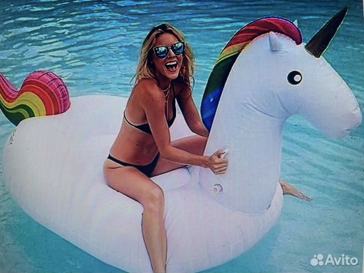 Матрас-плот «Единорог» надувной, 270х120х140 см