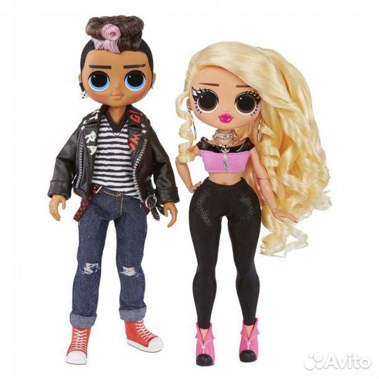 LOL Surprise Omg Dolls 2: Tough Dude and Pink Chic