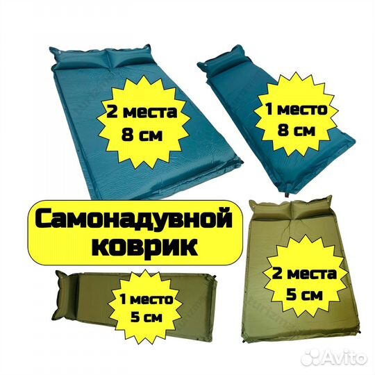 Коврик туристический