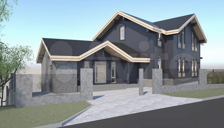 Дом 300 м² на участке 8 сот.