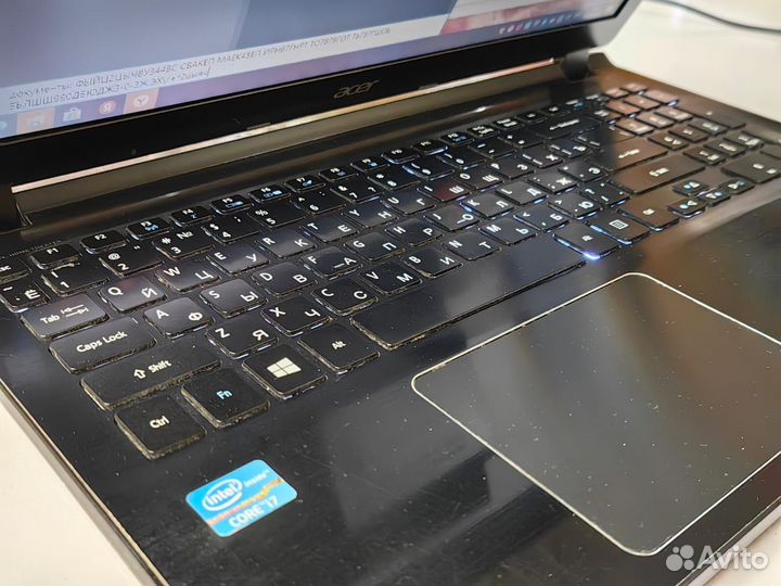 Ноутбук Acer 15.6 i7 3537u 8gb GT750 4gb SSD 512gb