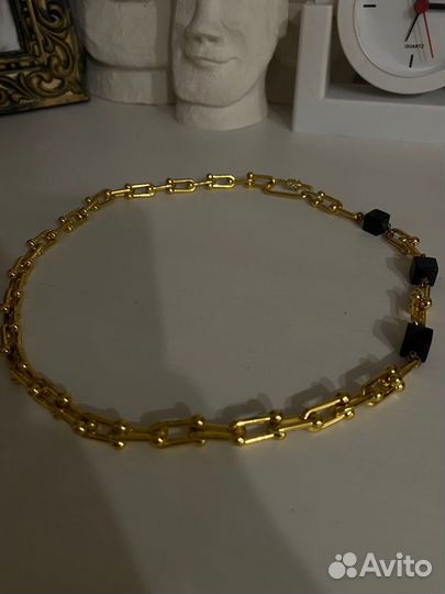 Колье с агатом